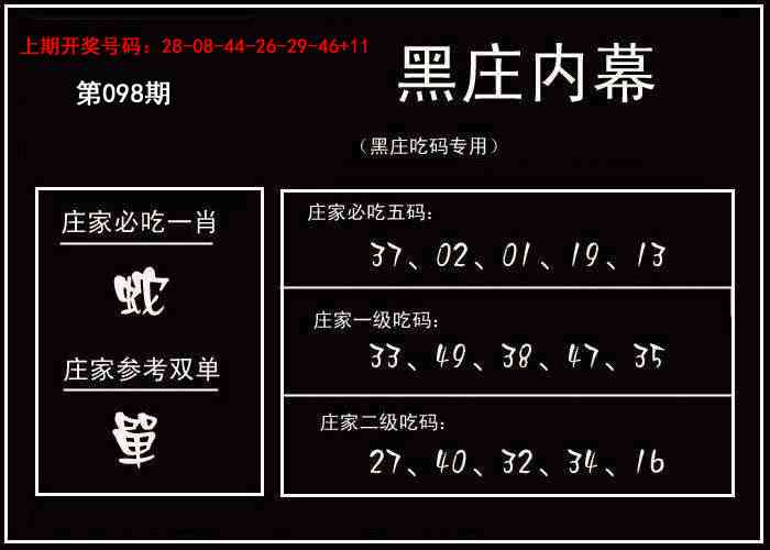 098期黑庄内幕[图]