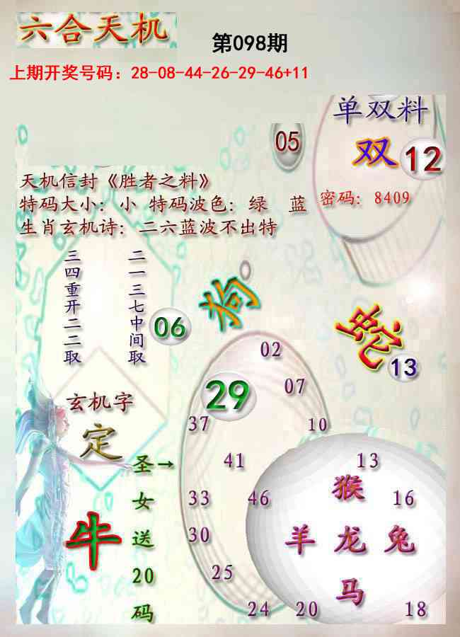 098期天机报[图]
